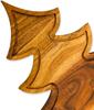 Christmas Tree Shaped Wood Cutting Board for kitchen,Tree Shaped Wooden Cutting Board, Decorative Christmas Serving Tray for Decoration