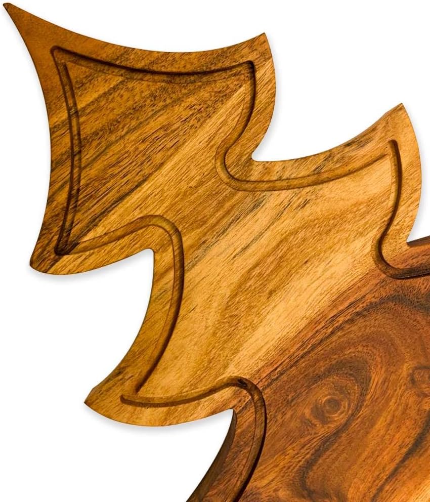 Christmas Tree Shaped Wood Cutting Board for kitchen,Tree Shaped Wooden Cutting Board, Decorative Christmas Serving Tray for Decoration