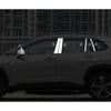 RUIQ Toyota Corolla Cross Extérieur Acier Inoxydable Ensemble Complet Garniture Cadre de Fenêtre Montant Conçu Exclusif pour la Toyota Corolla Cross