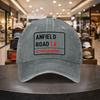 Anfield Road Retro Baseball Cap Suitable For Outdoor Sports Fitness Travel Lightweight Snapback With Iconic Anfield Stadium