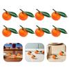 COHEALI Artificial Fake Fruit Food Orange Models of Made of PVC and for Desk Home Shop Home Artificial Fake Food Photo Imitation Decorations 20-Piece