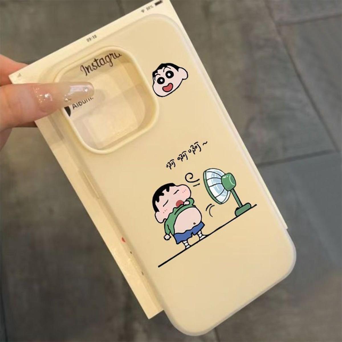 

Jelly 2-in-1 for Apple Mobile Phone Case Holder New Mobile Phone Case Women s High-end Light Luxury Niche Crayon Small New Style For iPhone 17PROMAX