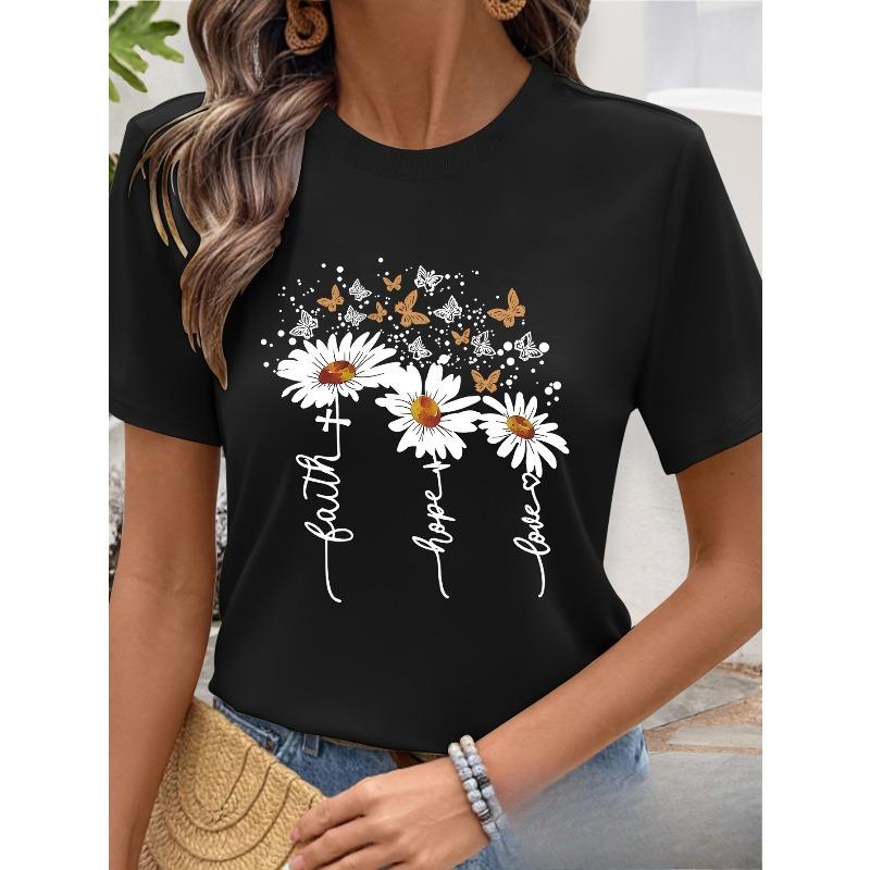 

European sizes Summer Casual Comfortable Round Neck Short Sleeve Women S Top 4XL чорний