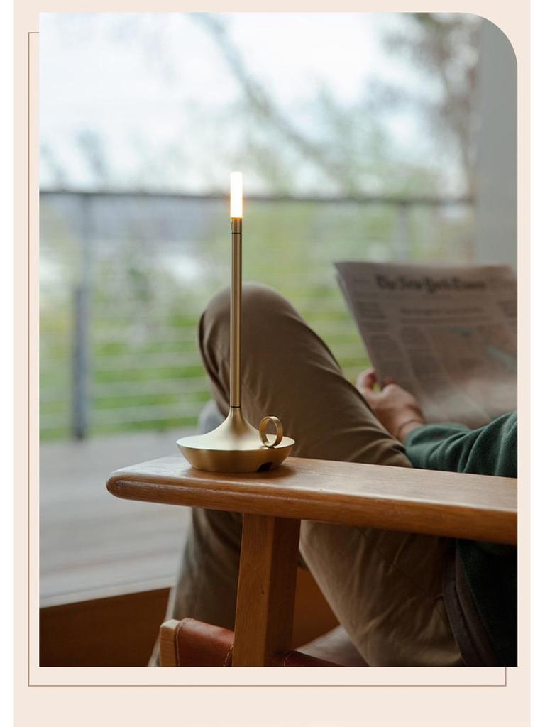 Nordic Aladdin's Lamp Touch Table Light – USB Rechargeable for Bar, Pub, Outdoor, or Camping Atmosphere