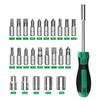 Socket Screwdriver Kit Multi-Size Magnetic Tips For  DIY Furniture Electronics Repair Tool Spanner Screw Driver Hand Tools