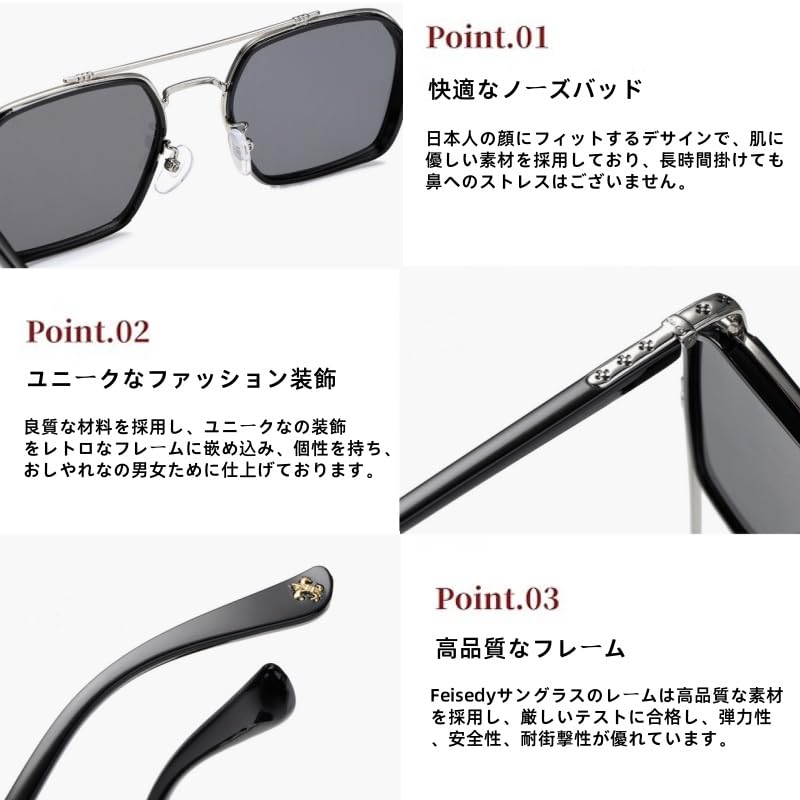 FEISEDY Photochromic Polarized Sunglasses with UV400 Protection and Unisex Glasses for B1328 Men's Color-Changing Lenses, Lightweight, 26g,