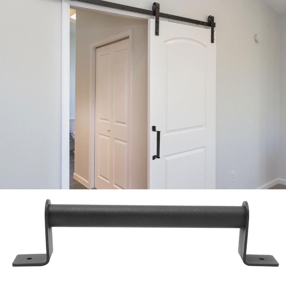 Carbon Steel Barn Door Pull Easy Install Sliding Door Pull Handle Sliding Barn Door Handle  Shed