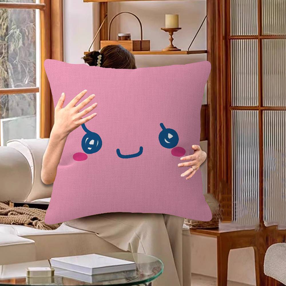 Game Fanart Cute Cartoon TTamagotchi Pillow Cushion Cover Pillowcase Living Room Sofa Home Decor Customized