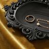 Versatile Storage Tray for Vanity Vintage Jewelry Tray, Decorative Trinket Dish Rings And Cosmetics, French Wedding Registry Style Elegant Organizer