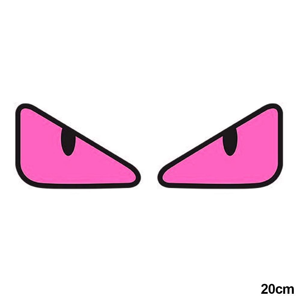 2Pcs Motorcycle Devil Eye Sticker Waterproof Helmet Sticker for Motorbike Car Window Body Decoration Stickers Decals Vinyl