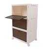 Storage Bins with Lid Stackable Plastic Box Organizer House Organizing Container for Living Room Bedroom