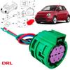 Terminal Connector Compatible With Fiat For 500 2007-2025 DRL Daytime Running Light Lamp Connector Harness