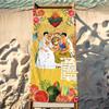 Art F-Frida K-Kahlo Asciugamano Asciugamano da Spiaggia Viaggio Leggero Delicato sulla Pelle per Piscina Spiaggia Campeggio Crociera Estate