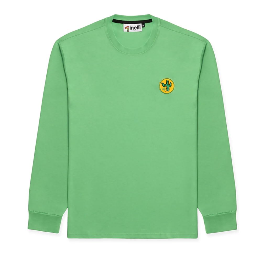 Gruppo Cactus Long Sleeve Anniversary Tee 75th Size M Sweatshirt, Anniversary, Green,