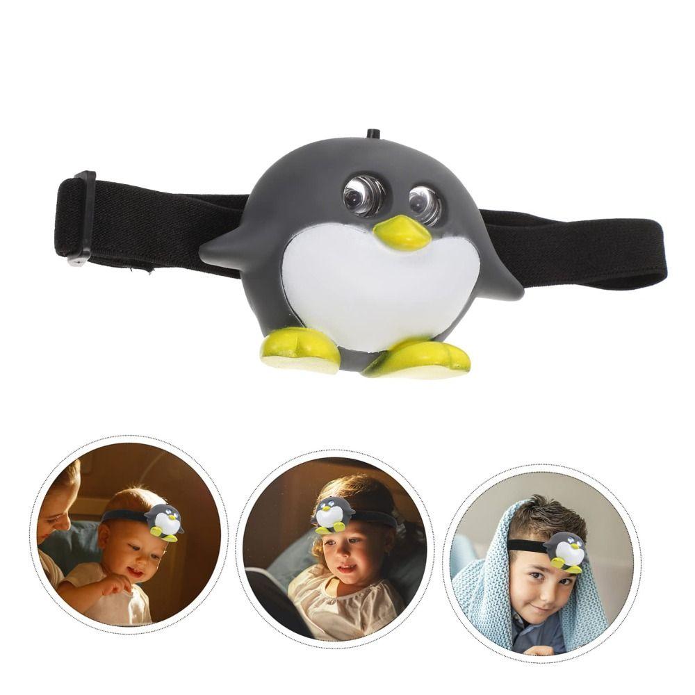 Cute Kids Headlight Cartoon Headband Light Lightweight Animal Headlamp Toy  Boys