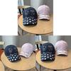 Cotton Baseball Cap With Breathable Wide Brim For Casual Wear