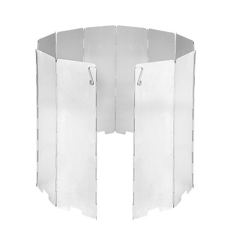 Plate Camp Stove Windshield Foldable Alcohols Stove Windscreen Aluminum Alloy Burners Alcohols Stove Wind-proof Rack