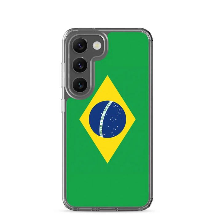 Coque Téléphone Drapeau Brésil - Samsung Galaxy S22