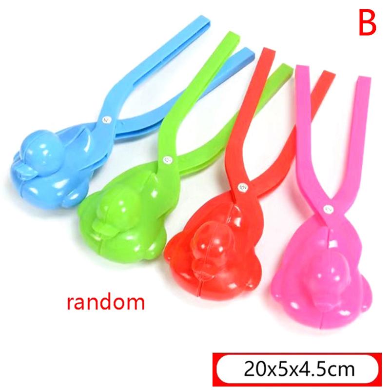 Hot Snowball Maker Plastic Clip Kids Outdoor Sand Snow Ball Mold Toys Fight Duck Snowman Maker Clip Toy for Children