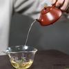 Chinese Yixing Purple Clay Teapot Raw Ore Zhu Mud Beauty Tea Pot Handmad Triangular Shape Kettle Household Zisha Tea Set 100ml