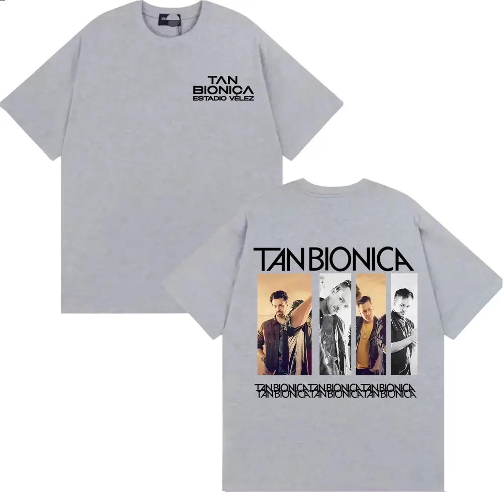 

Band Tan Bionica Estadio Velez El Regreso Cover T Shirts Unisexs Women Hip Hop Punk High Street Tshirt Casual Cotton T Shirt 4XL