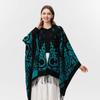 Women's Cashew Fringed Split Shawl Double-sided Jacquard Thickened To Keep Warm Travel Atmosphere, Take Pictures and Sell Well