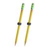Set Of 2 Threaded Pencil with Nut and Bolt Wooden Sensory Toy For Children Safe Learning And Homework Focuses Tools