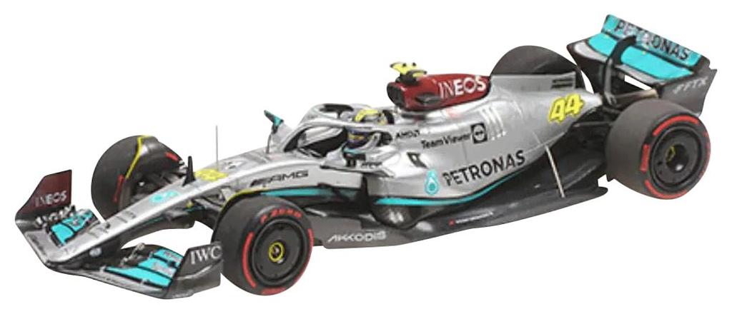 Minichamps Petronas W13 Hamilton Bahrain GP 2022 Finished Product 1/43 M-AMG