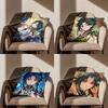 G-Genshin I-Impact X-Xiao Throw Pillow Case Living Room Sofa Cushion Cover For Home Bedroom Decoration And Protector