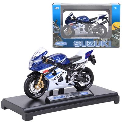 Suzuki Gsx-R 750 W Scale 1:18 Maisto Realistic Motorcycle Model