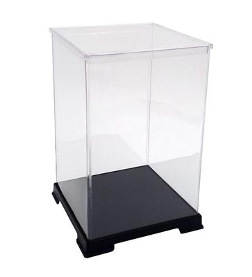 Octagon Figure Case, 15cm W X 15cm D X 20cm H, Clear Plastic