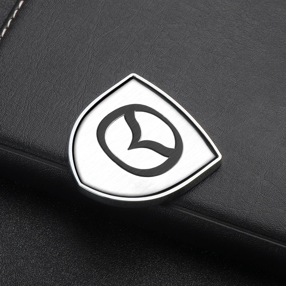 3D Metal Sticker Car Body Trunk Decoration Sticker Shield Shape Car Accessories For Mazda Axela CX-5 CX-3 CX-4 Demio MX3 CX9 323