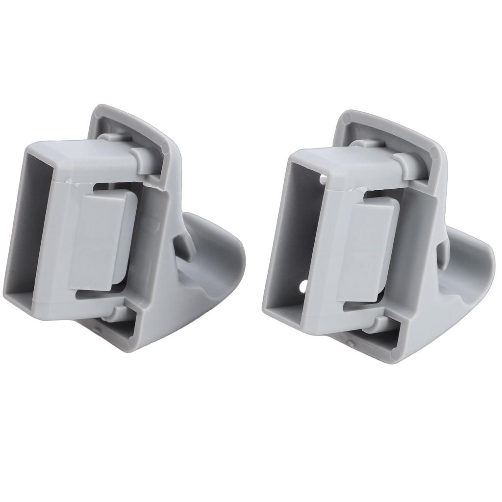 2pcs Grey Sun Visor Retainer Clip Holder MR654343 Sun Visor Hook Clip Bracket Replacement For Mitsubishi Lancer 2006-2017