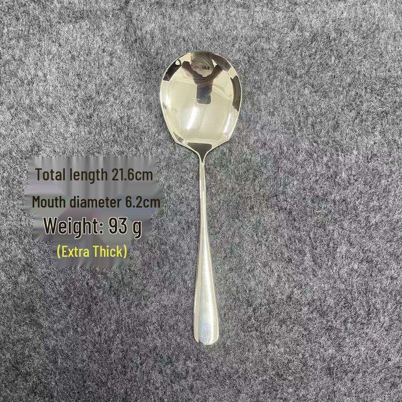 

Wutuo 304 Stainless Steel Long Handle Square Head Serving Spoons - Set of 6