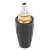 Pressure Washer Turbo Nozzle 1/4in Quick Connect Ceramic Core Copper 3000PSI Rotating Turbo Nozzle