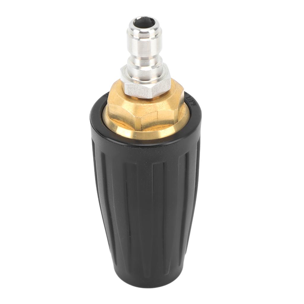Pressure Washer Turbo Nozzle 1/4in Quick Connect Ceramic Core Copper 3000PSI Rotating Turbo Nozzle