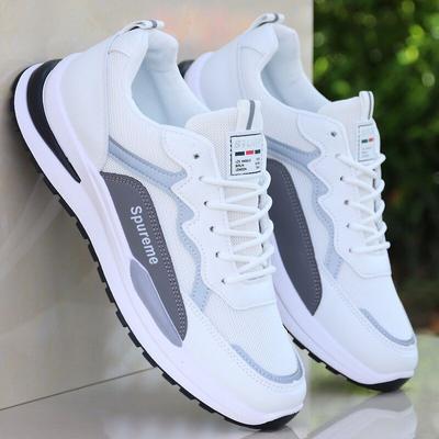 Herren Sneaker 2024 Sommer Neue Mode Freizeitschuhe für Herren Schnürschuhe Leicht Atmungsaktiv Laufschuhe Tennis Trainer Zapatillas De Hombre