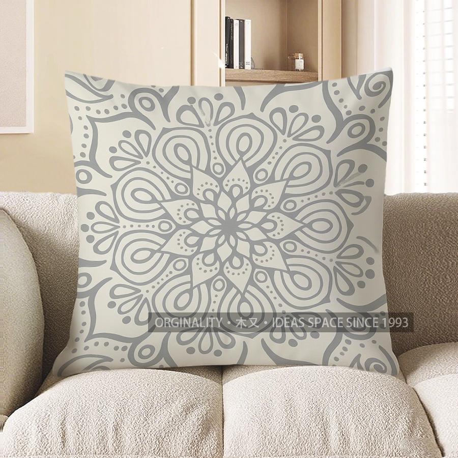 Home Decor Stylish Dandelion Pattern Throw Pillow Cover Pattern Cushion Cover Suitable For Sofa Bedroom Car Pillow Cover