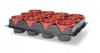 Gardenline Komplet 12 Doniczek + Tacka Eda3083
