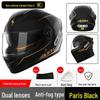 A1 3C Certified Electric Motorcycle Helmet - Four Seasons, Winter Warm, Unisex Full Helmet