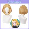 Get Ready For Cosplay With The Wild And Brave Princess Zelda Short Wig High Temperature Fiber Material