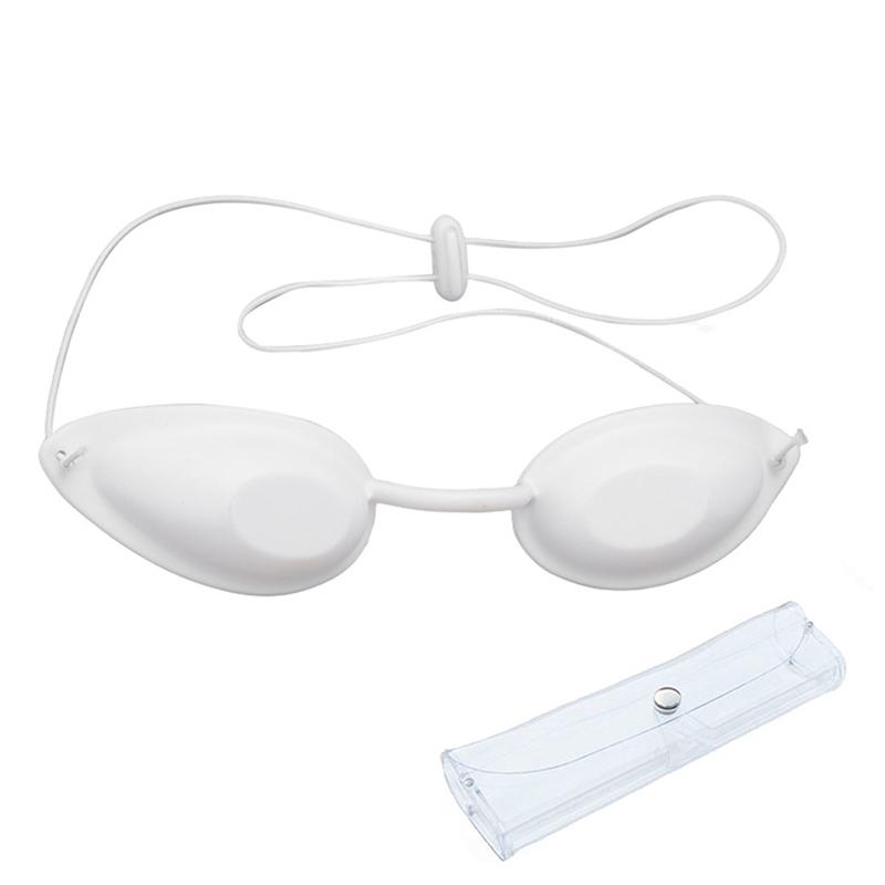 Laser Protective Glasses Soft Beauty Eye Mask For IPL Laser LED UV Photon Beauty Red Light Therapy Adjustable Sunbed Supplies