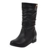 Women Fashion Increase Within Boot Student Rhinestone Hollow Large Size Boots