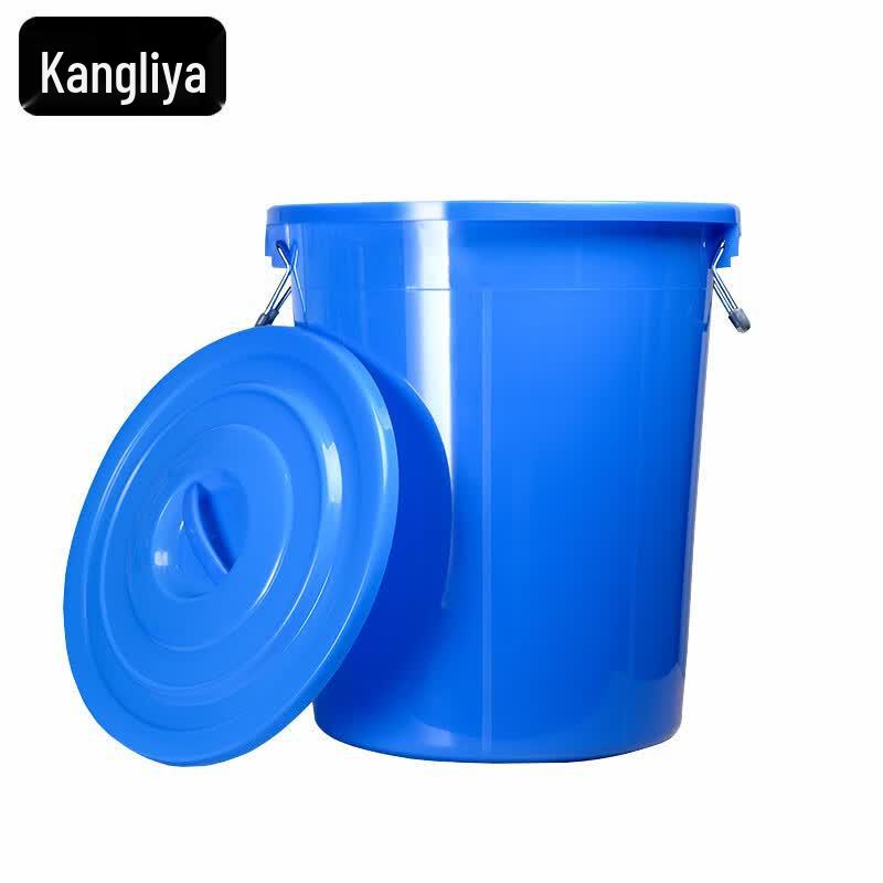 Kangliya K-0308 100L Round Plastic Storage Bucket with Lid