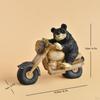 Bear Figurine, Animal Decoration for Living Room Shelf