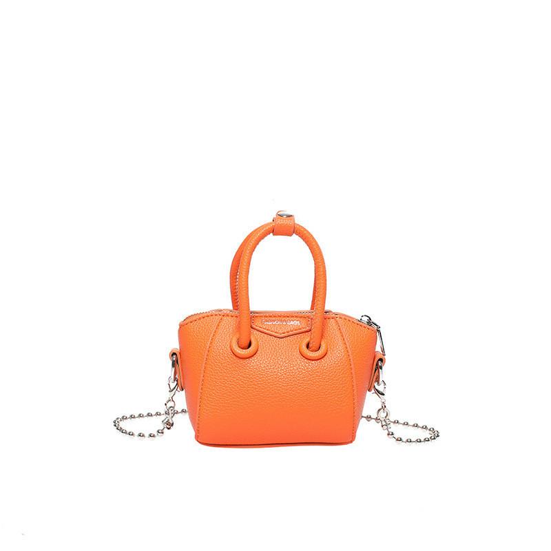 

Adorable Neutral Color Mini Crossbody Bag For Kids With Breathable And Lightweight Pu Material помаранчевий