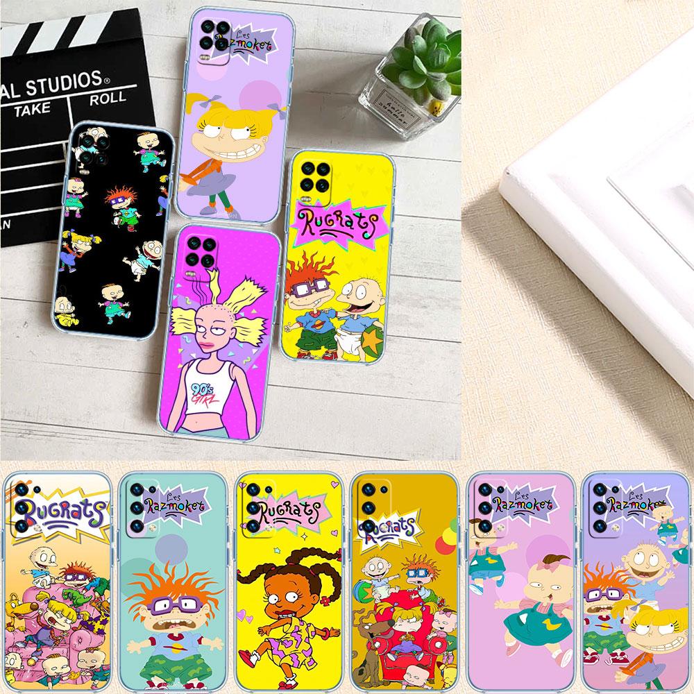 R-Rugrats Funny Phone Case for Motorola Moto E13 E15 E20 E22 22I E22S E30 E32 E40 E7 E7I G Plus Power Play Stylus G22 G14