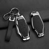 Couvercle de clé de voiture en alliage de zinc Étui pour porte-clés de télécommande sans clé Smart Porte-clés Accessoires d'intérieur automobile Pour Mg 7 Mg7 Mg-7