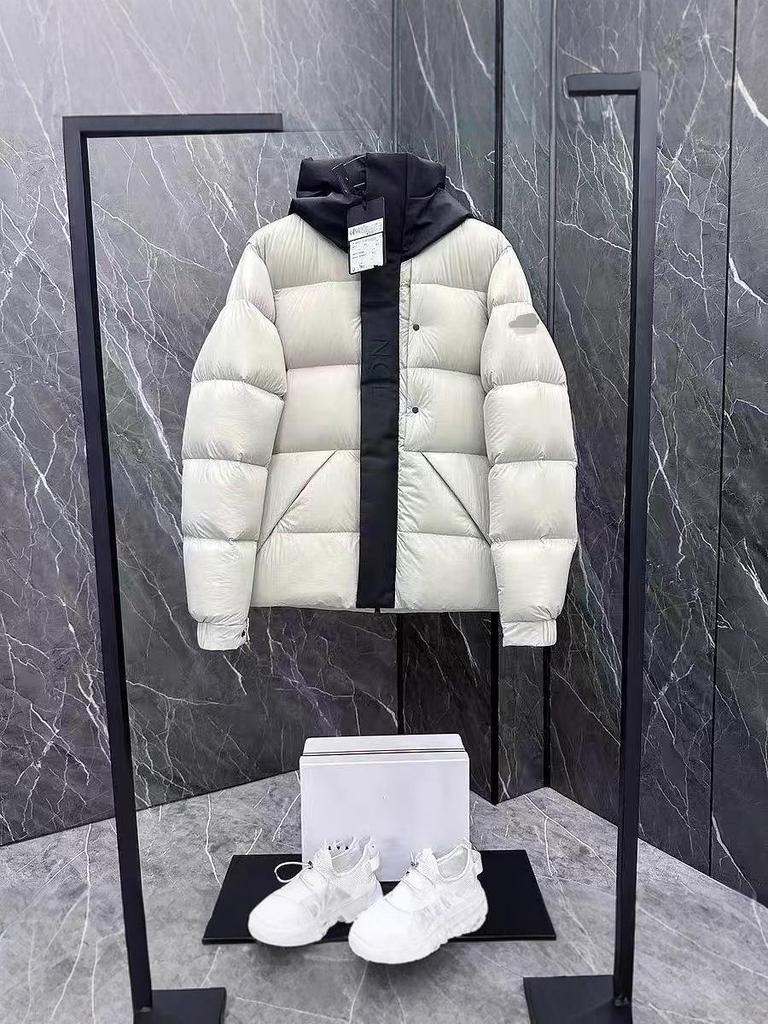 Mengjia Czarny Wojownik Pikowana Kurtka z Kapturem Unisex