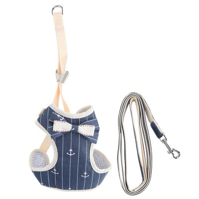 Breathable Cat Vest Harness with Adjustable Leash Pet EscapeProof Walking Vest Strap